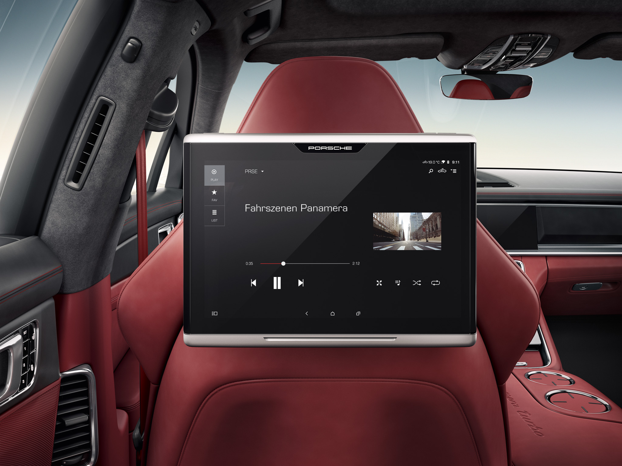 ������������ ������� ��� ������ �������� Porsche Rear Entertainment | Porsche Panamera G2 2016 -