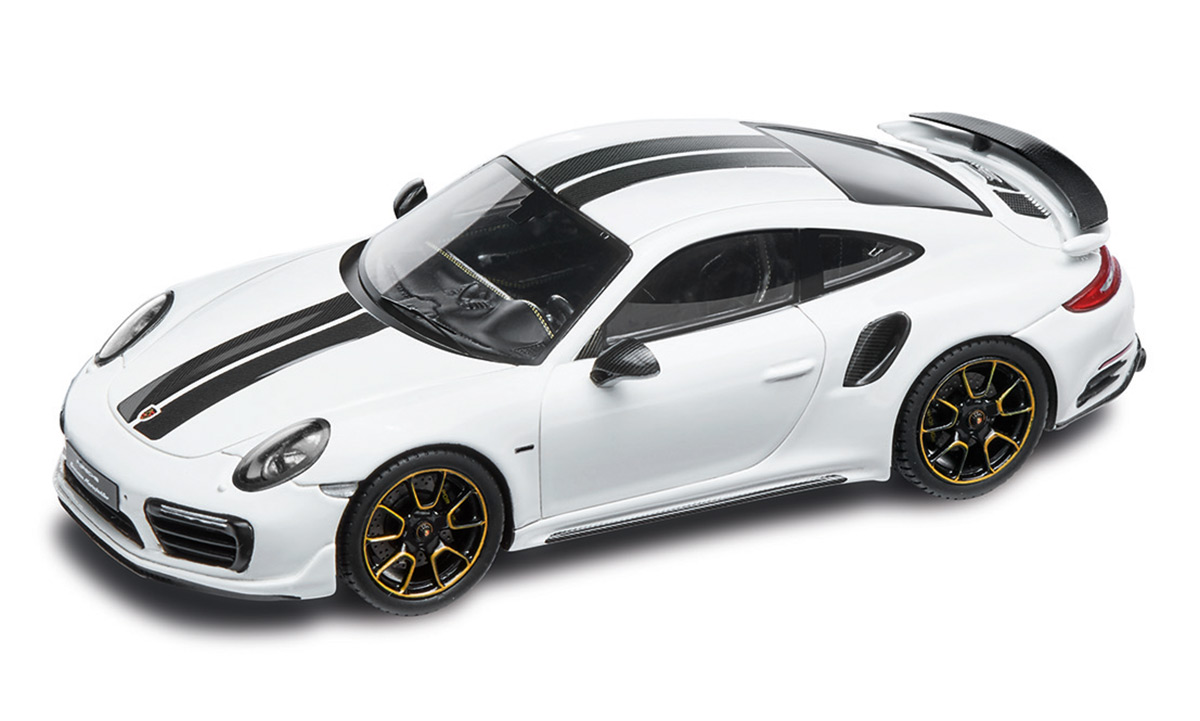 ������ 911 Turbo S Exclusive Series| Limited Edition, carrara white metallic, 1:43