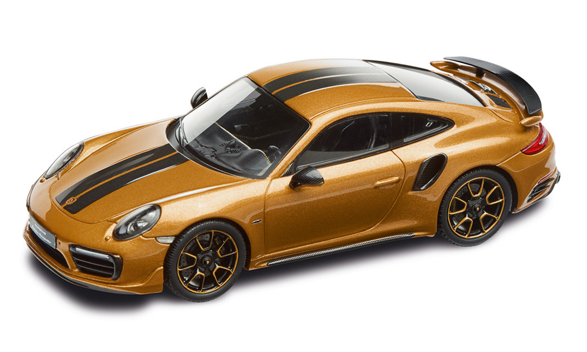 ������ 911 Turbo S Exclusive Series | Limited Edition, Golden Yellow Metallic, 1:43