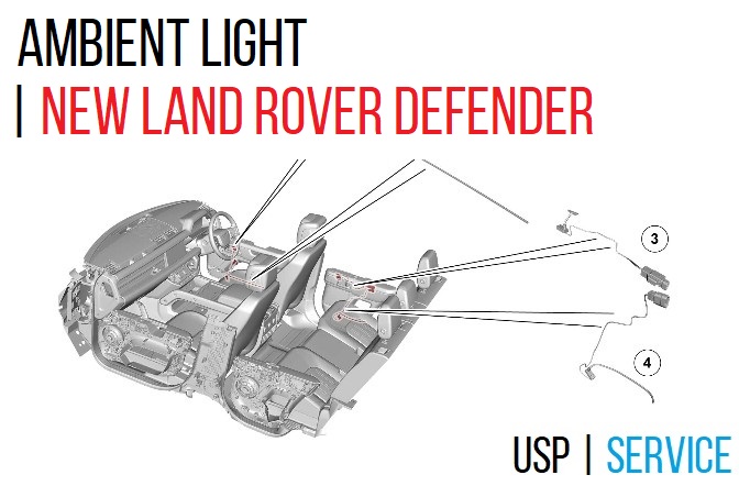 ��������� ������, ����������� ����������� ������ Ambient Light | New Land Rover Defender