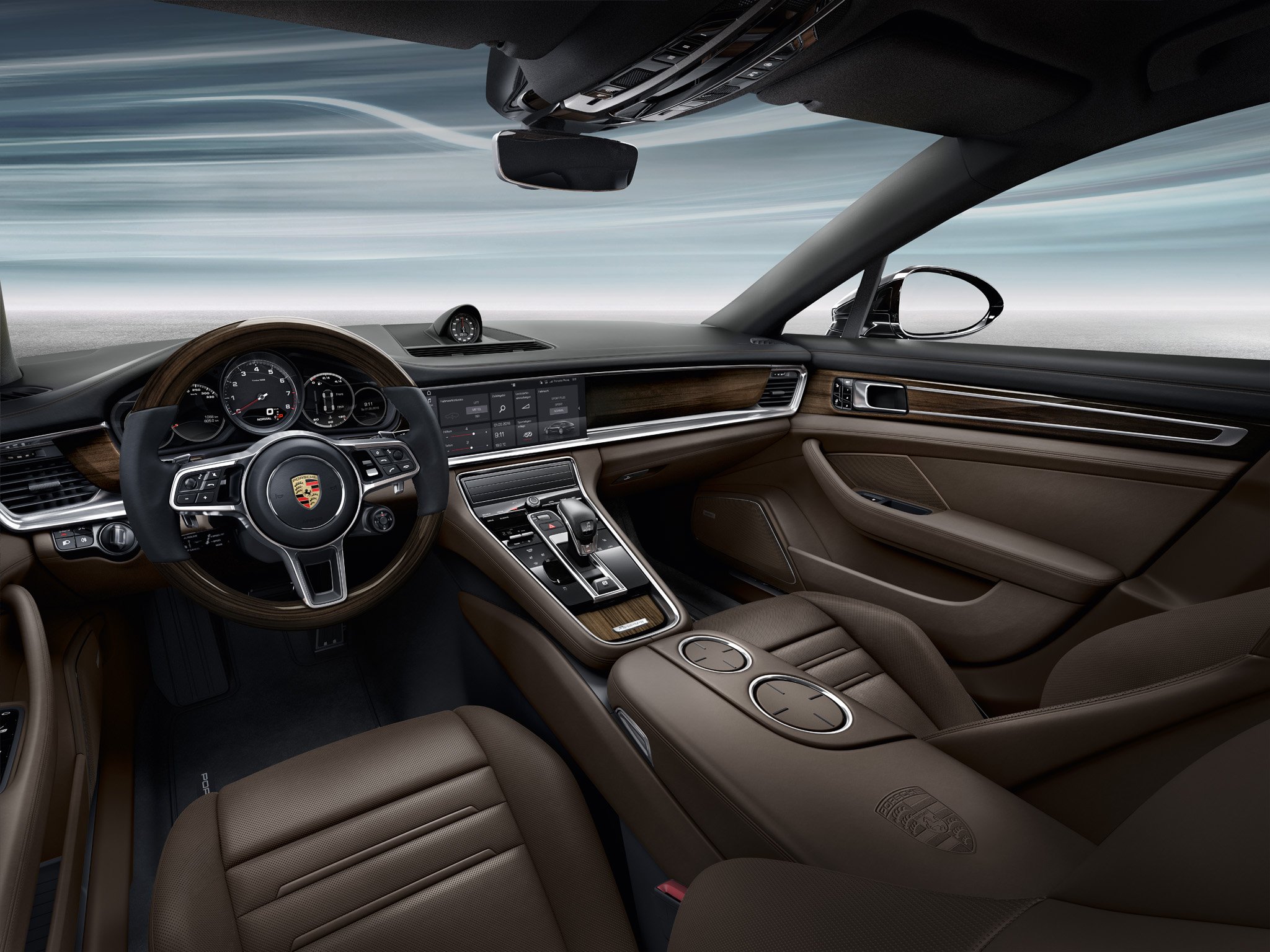 ��������� ����� � ���������� ����������� ������� � �������� ������ | Porsche Panamera G2 2016 -