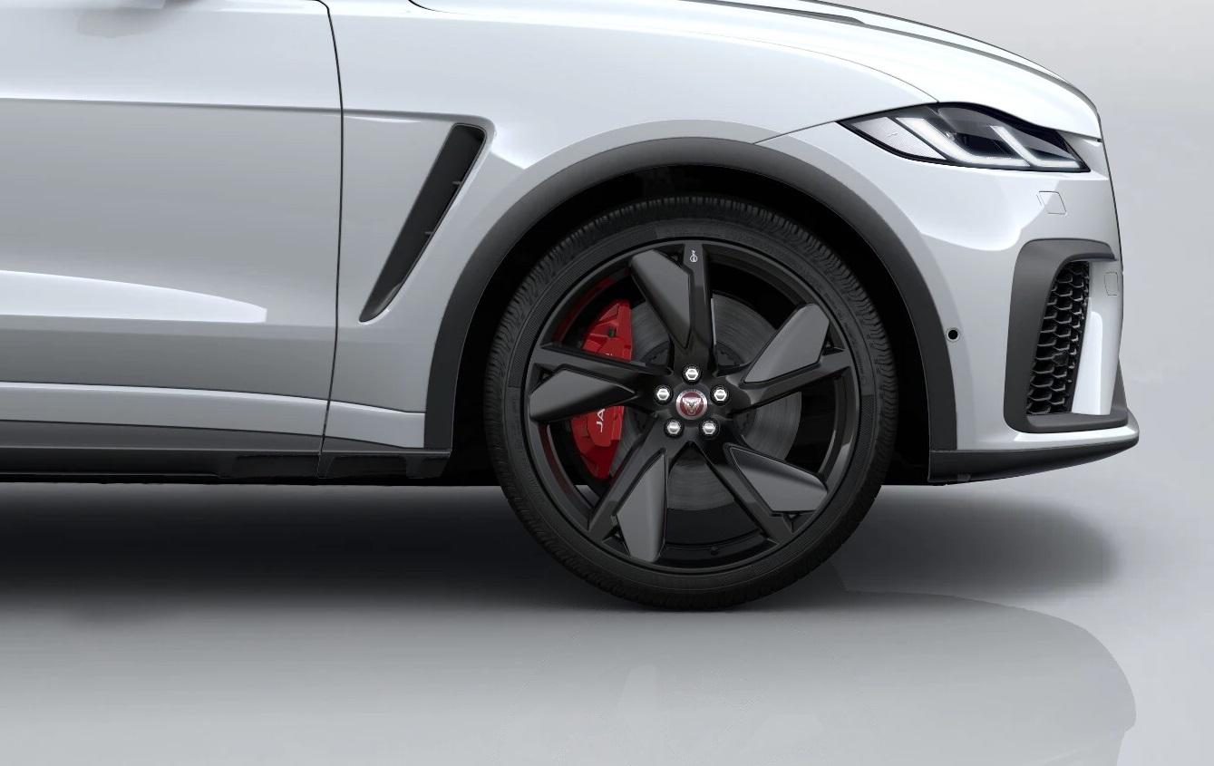 ���� ������� ������� R22", Front Diamond Turned with Gloss Black and Satin Technical Grey Jaguar F-Pace SVR 2021 -