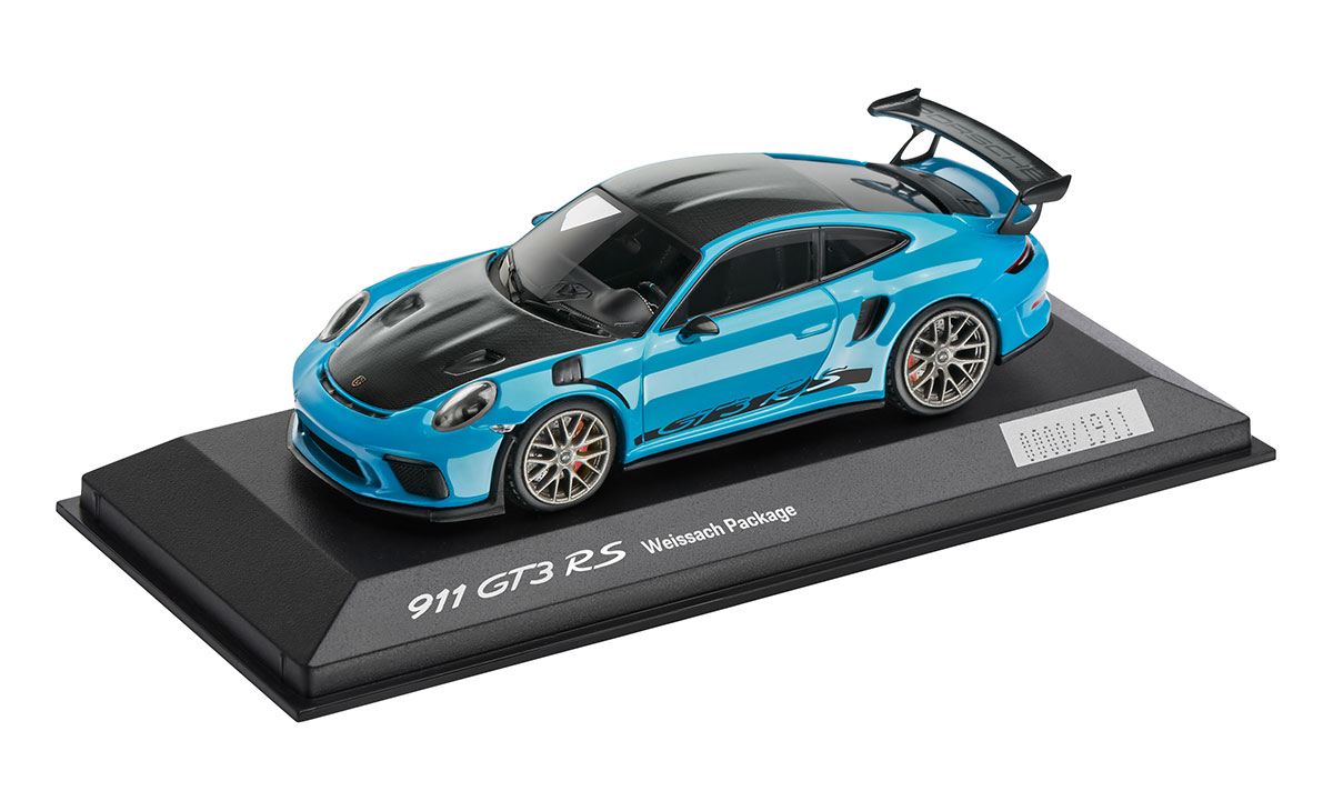 ������ ���� 911 GT3 RS Weissach-Paket | Limited Edition Miami Blue, 1:43