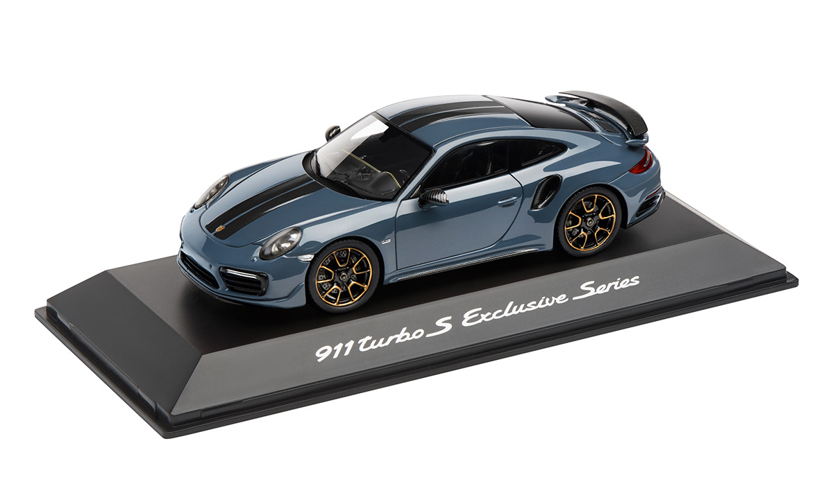 ������ 911 Turbo S, Exclusive SeriesGraphite Blue Metallic 1:43